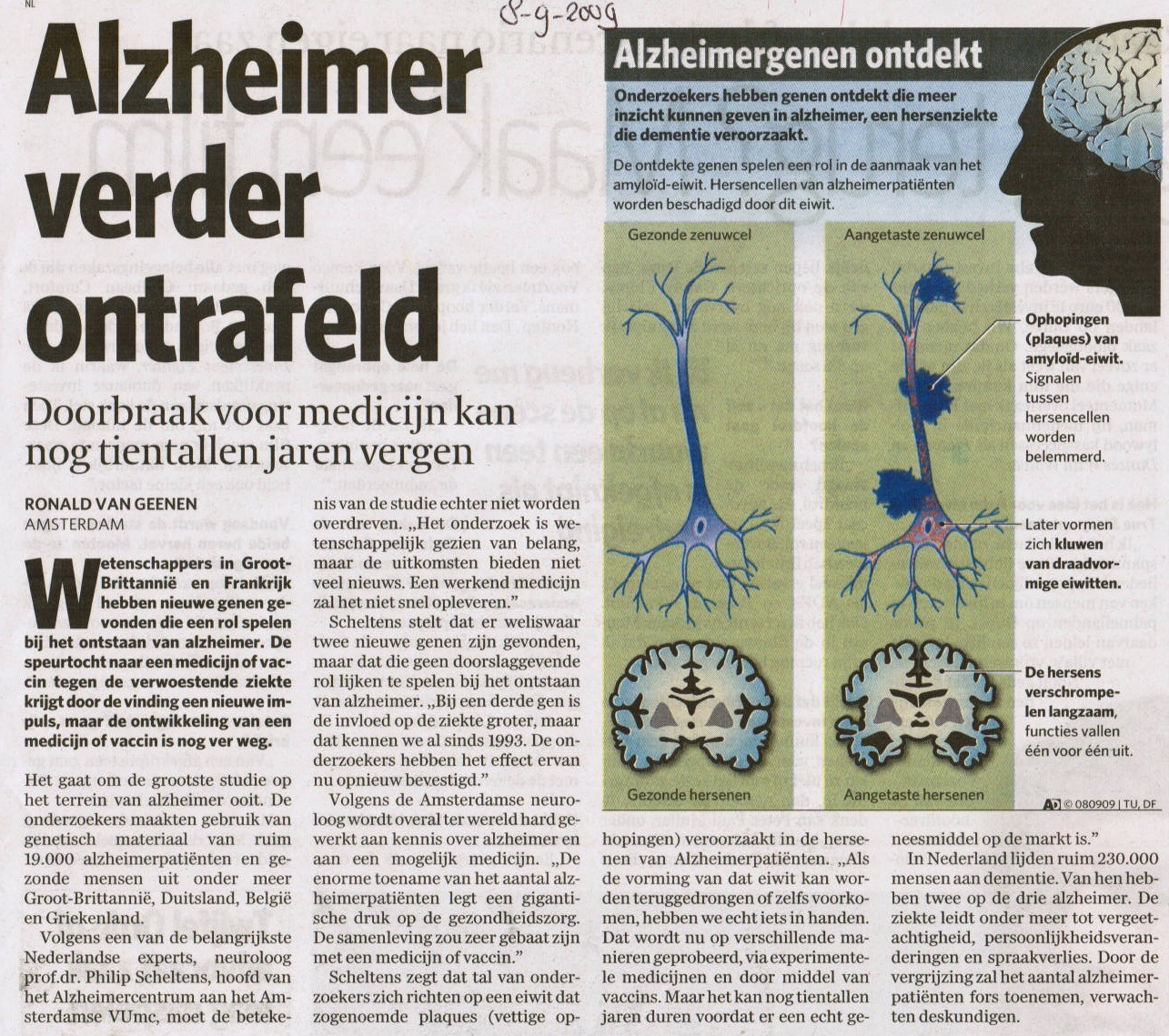 Alzheimer verder ontrafeld