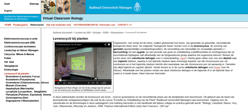 BiologielessenopRadbouduniversiteit