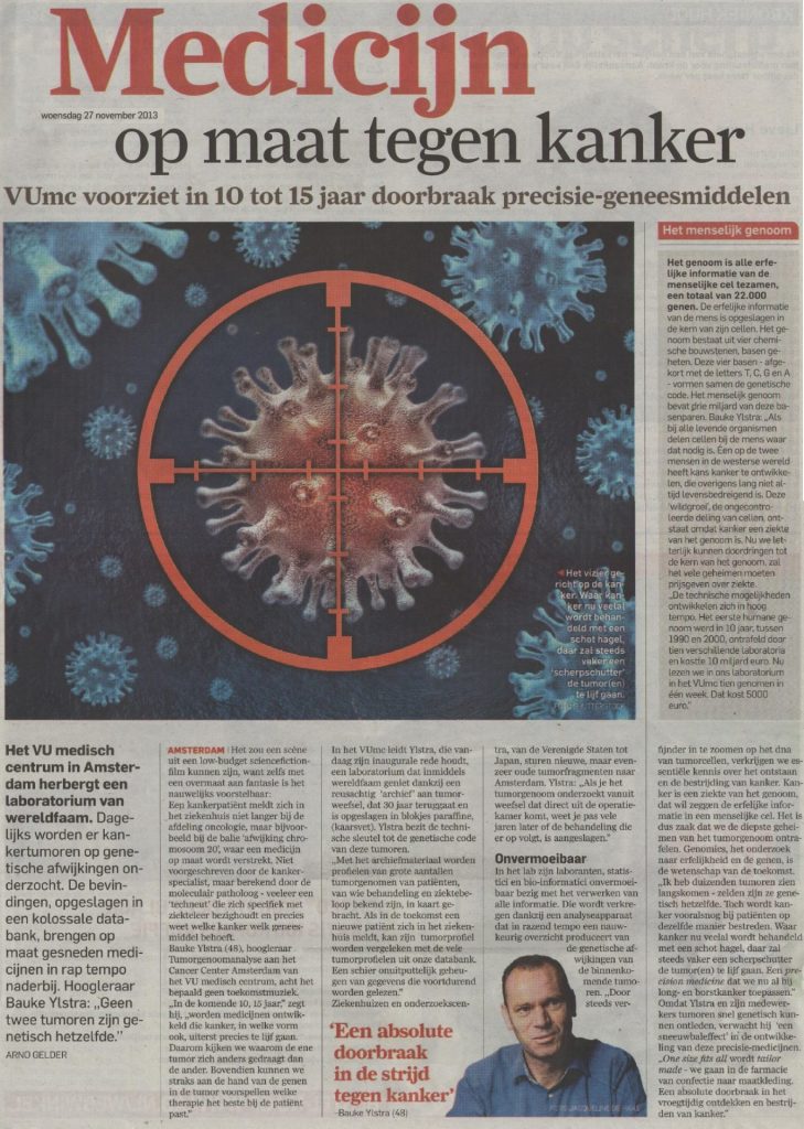 Medicijn op maat tegen kanker 43 Medicijnopmaattegenkanker