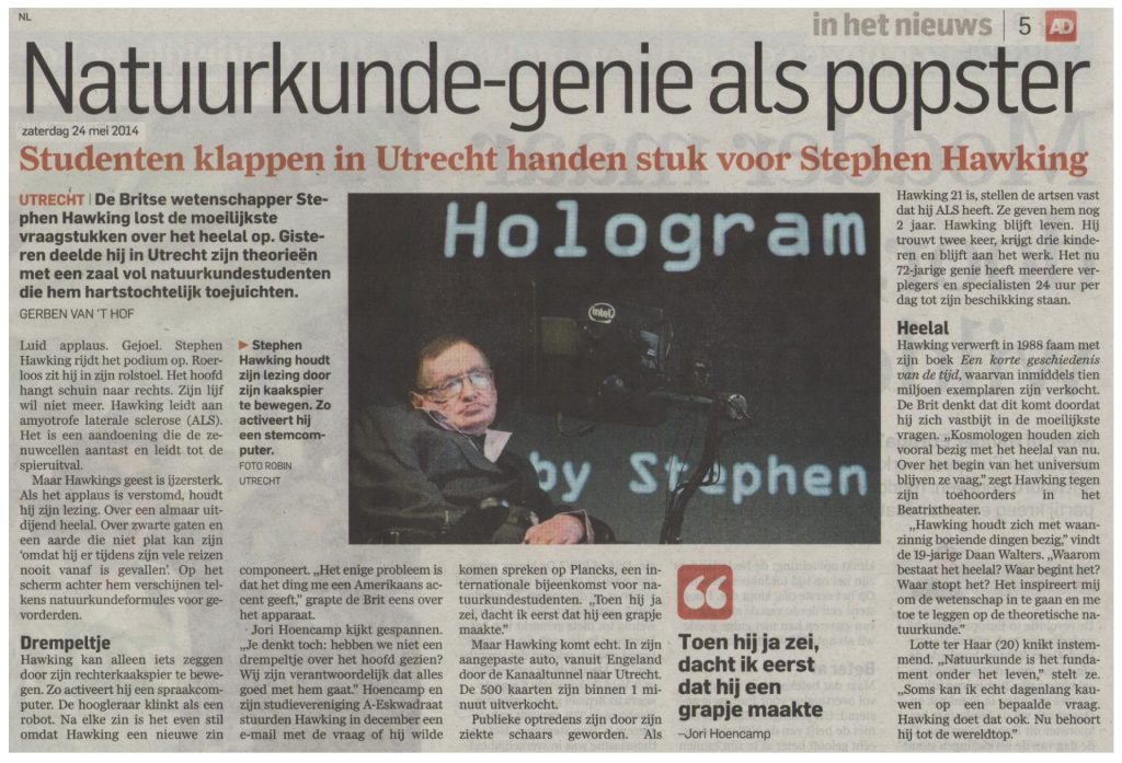 Natuurkunde-genie als popster 21 Natuurkundegeniealspopstar
