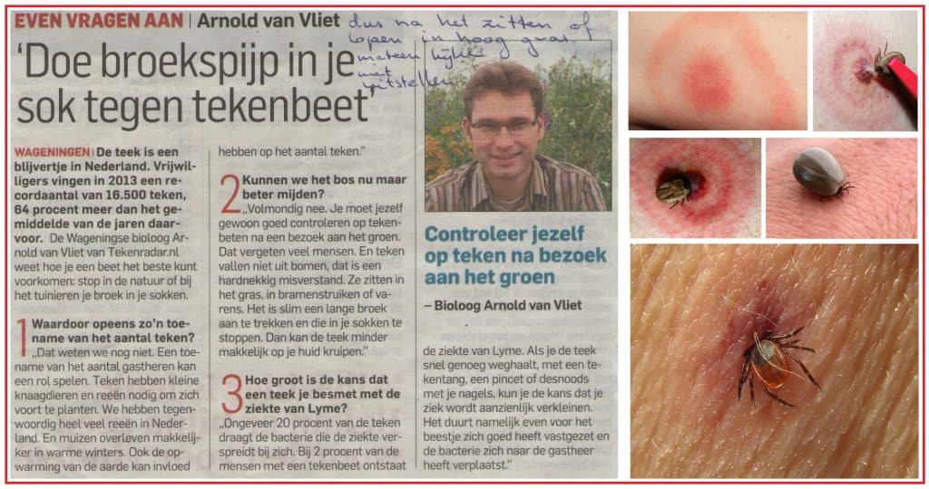 Doe broekspijp in je soek tegen tekenbeet 2 Doejebroekspijpinjesoktegentekenbeet