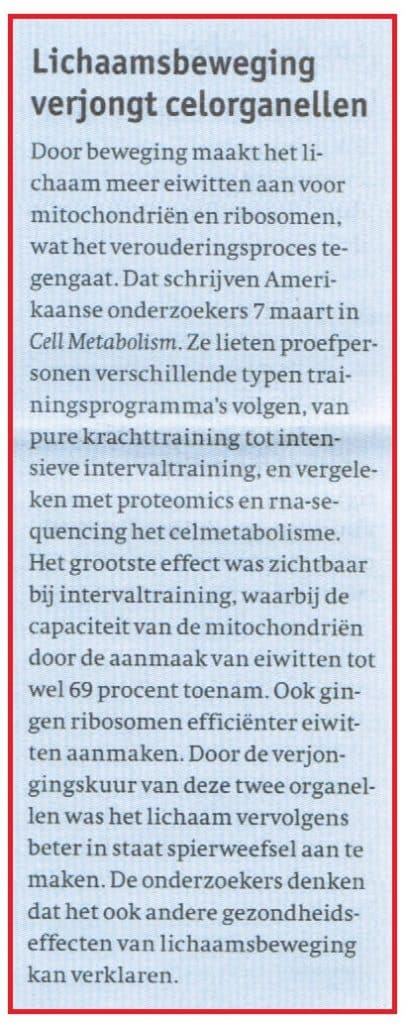 Lichaamsbewegingverjongtcellen