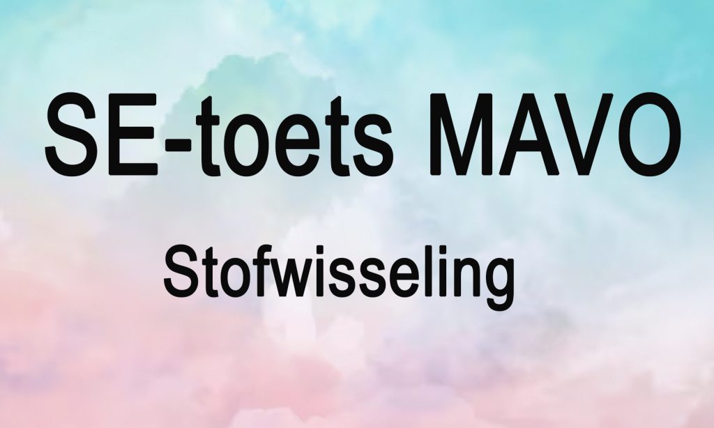 SE toets 4 stofwisseling